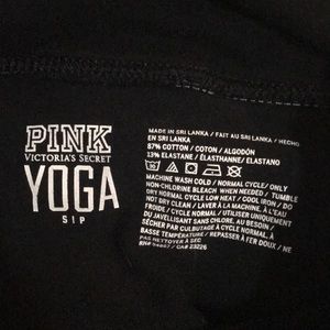 Pink Victoria’s Secret yoga